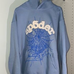 Blue spider hoodie